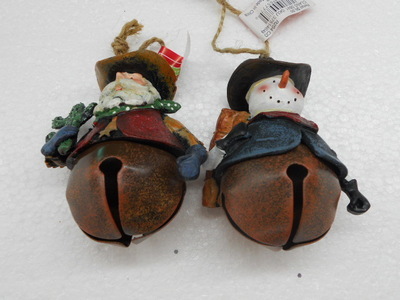 树脂圣诞雪人挂饰 节日氛围的点缀佳品