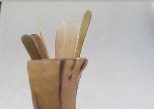 天然白水牛角功夫茶具 传统工艺与现代审美的完美融合